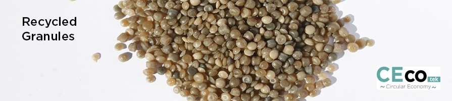 Eco-friendly recycled  raw materials plastics and other biodegradable 